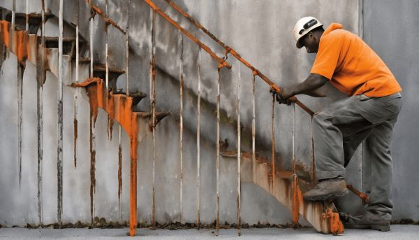 Comment rénover un escalier métallique extérieur rouillé ?