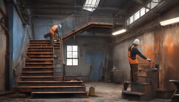 Comment restaurer un escalier en métal rouillé efficacement