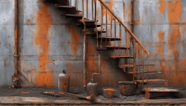 Entretenir un escalier métallique rouillé avec succès