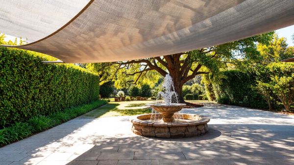 Idées originales pour embellir votre espace extérieur avec des voiles d'ombrage