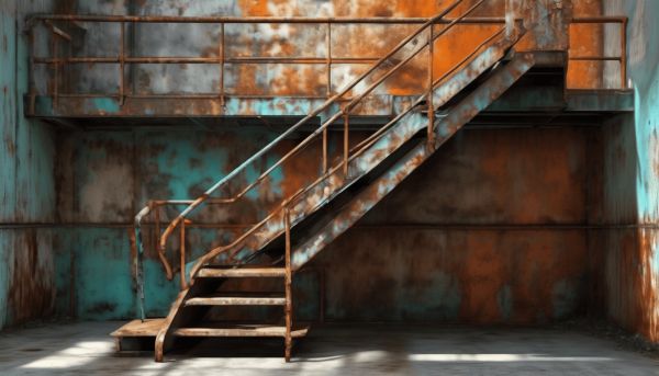 Optimiser votre escalier en métal rouillé pour un style unique