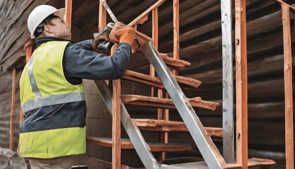 Renforcer la durabilité d’un escalier métal rouillé