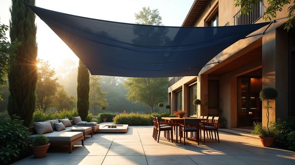 Transformez votre extérieur avec une voile d'ombrage unique