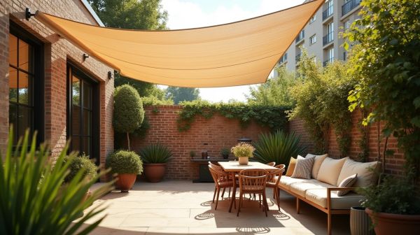Transformez votre extérieur avec une voile d'ombrage unique